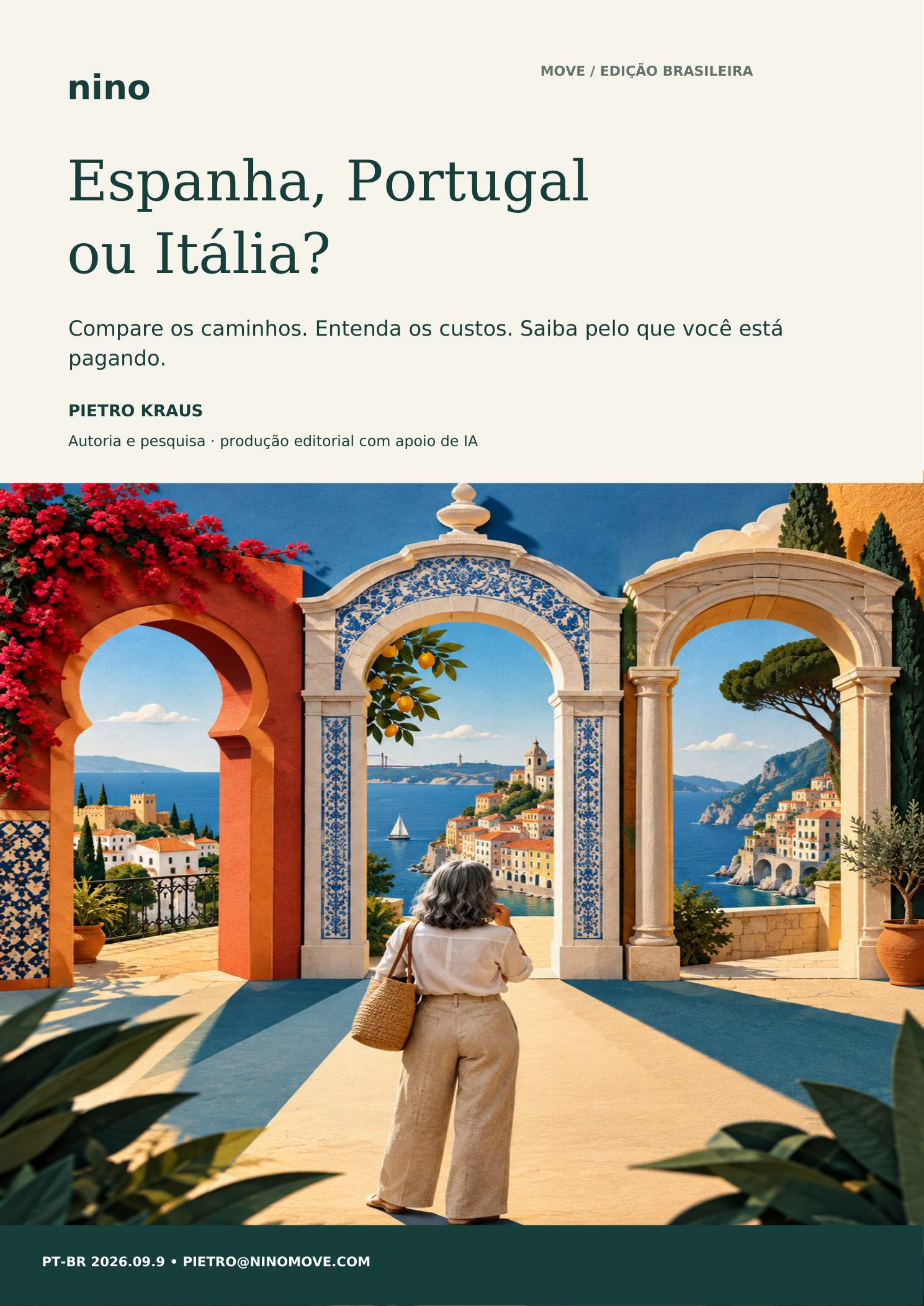Capa do ebook Nino Move: Espanha, Portugal ou Itália?
